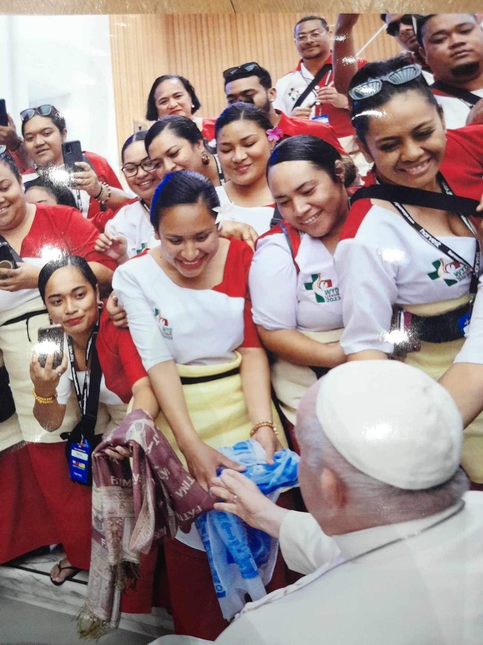 Sesa, Pope Francis and youth group