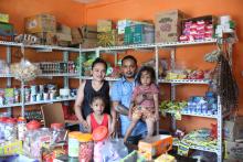 Joel Timor Leste with family 