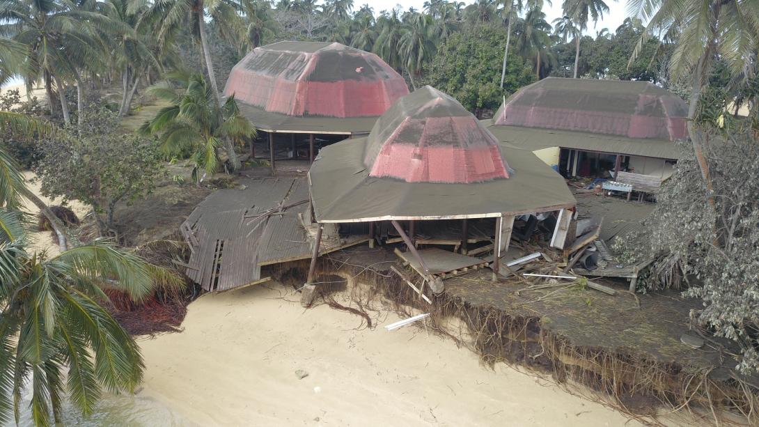 Tonga villages impacted by tsunami